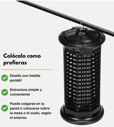 Lampara Portátil Para Exterminar Mosquitos Moscas Insectos