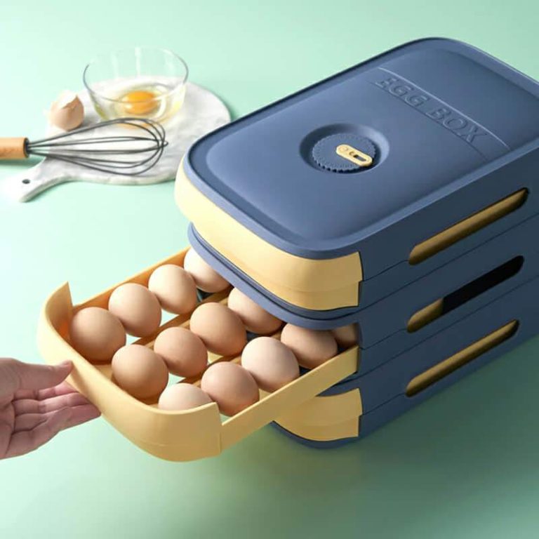 Organizador Huevera Resistente Apilable para 20 Huevos