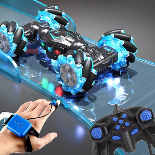 Auto Acrobático a Control Remoto Sensor de Mano 360° Drift