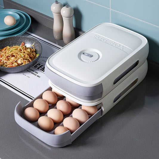 Organizador Huevera Resistente Apilable para 20 Huevos